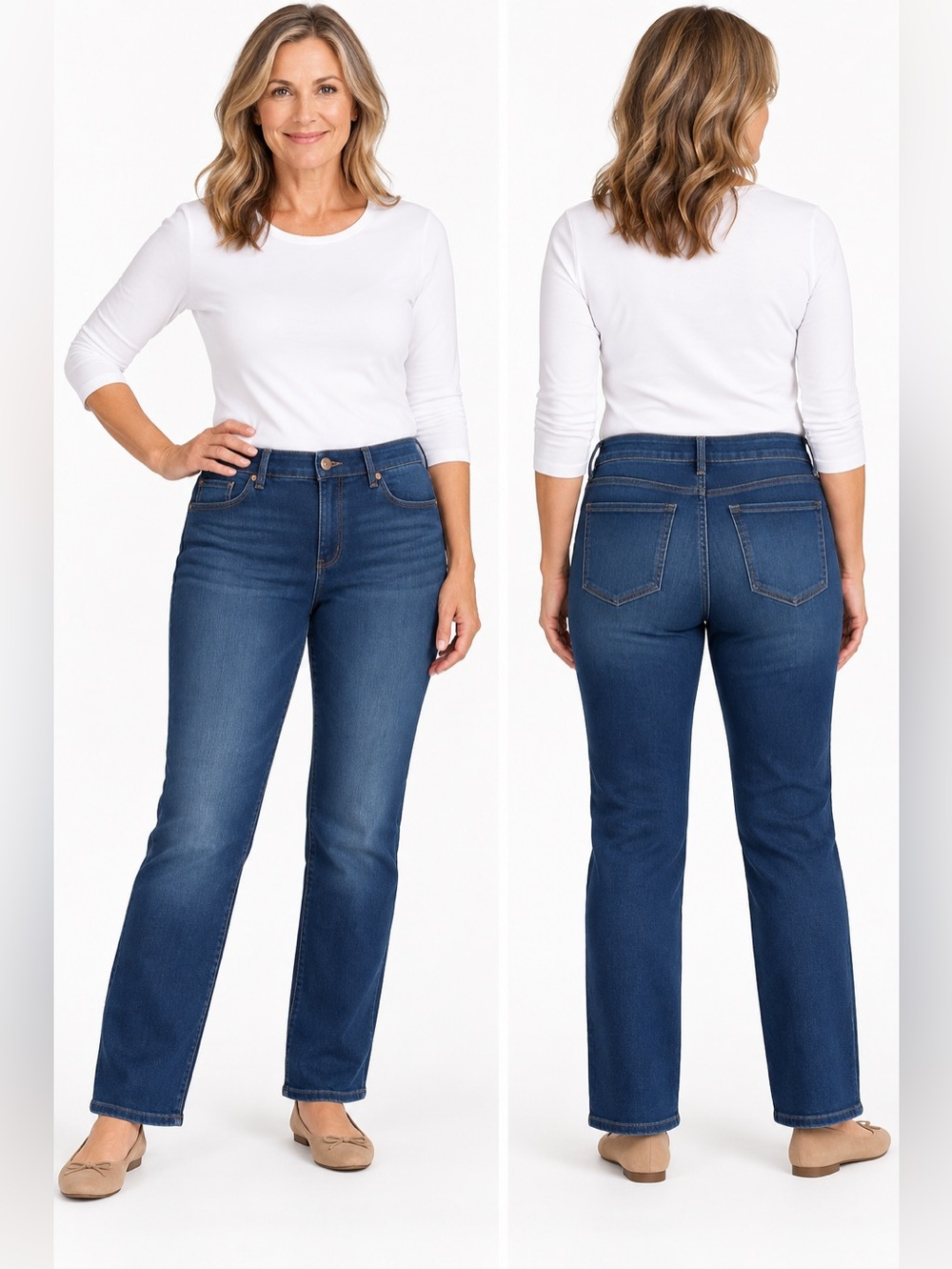 NWT Chicos So Lifting jeans straight leg women’s size 10 short
Chicos 1.5S